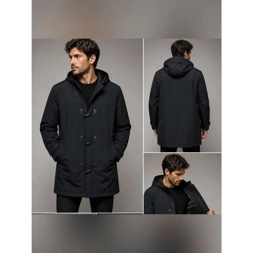 Boss Hugo Boss Rain Repellent Hooded Coat